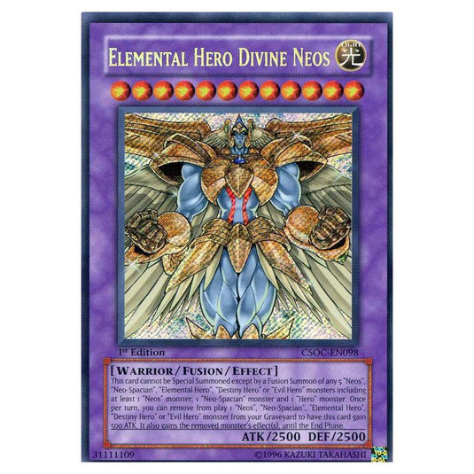 Yu-Gi-Oh! - Crossroads of Chaos - Elemental HERO Divine Neos (Secret Rare) CSOC-EN098