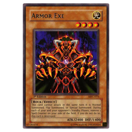 Yu-Gi-Oh! - Magician\'s Force - Armor Exe (Rare) MFC-075