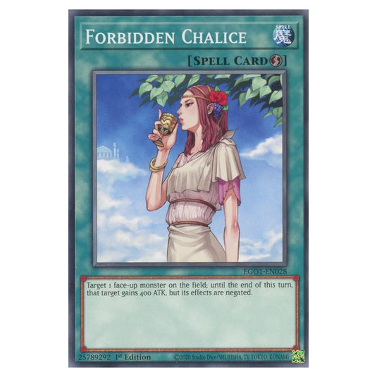Yu-Gi-Oh! - Egyptian God Deck - Obelisk the Tormentor - Forbidden Chalice (Common) EGO1-EN028