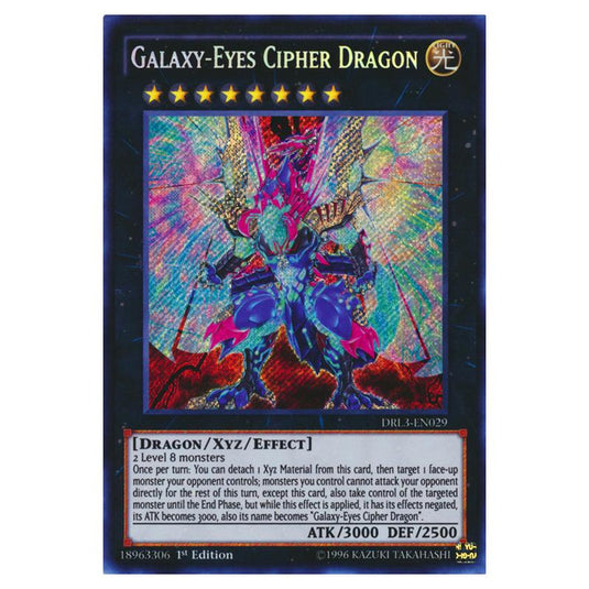 Yu-Gi-Oh! - Dragons of Legend - Unleashed - Galaxy-Eyes Cipher Dragon (Secret Rare) DRL3-EN029