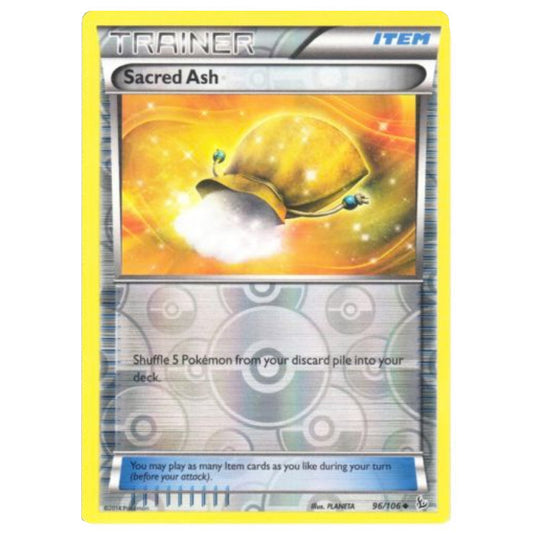 Pokemon - XY - Flashfire - (Reverse Holo) Sacred-Ash - 96/106