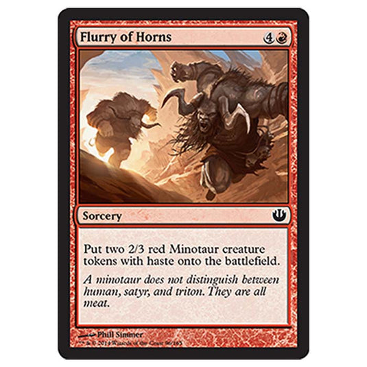 Magic the Gathering - Journey into Nyx - Flurry of Horns - 96/165