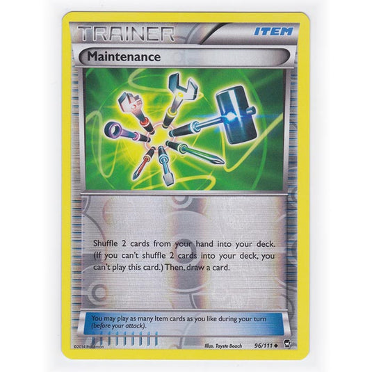 Pokemon - XY Furious Fists - (Reverse Holo) - Maintenance - 96/111
