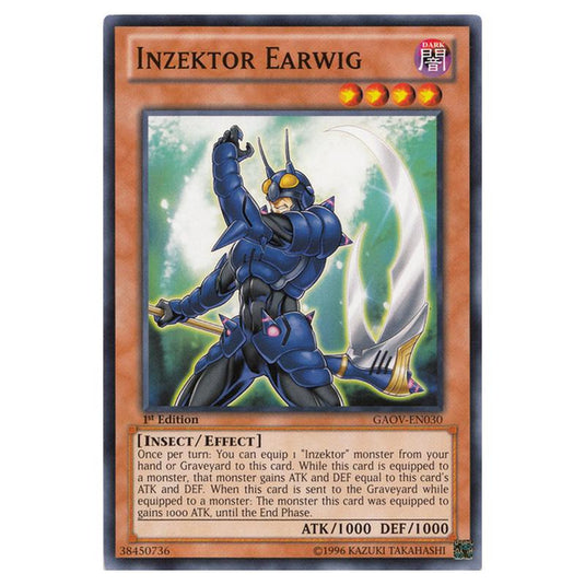 Yu-Gi-Oh! - Galactic Overlord - Inzektor Earwig (Common) GAOV-EN030