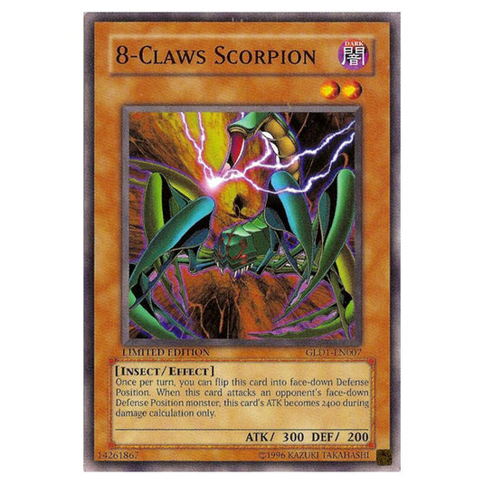 Yu-Gi-Oh! - Gold Series - 8-Claws Scorpion (Common) GLD1-EN007