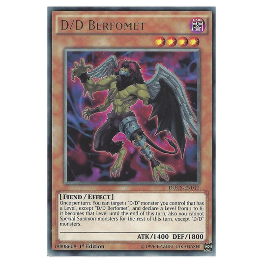 Yu-Gi-Oh! - Dimension of Chaos - D/D Berfomet (Rare) DOCS-EN010