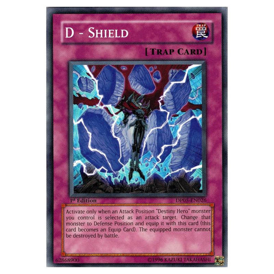 Yu-Gi-Oh! - Duelist Pack - Aster Phoenix - D - Shield (Common) DP05-EN026