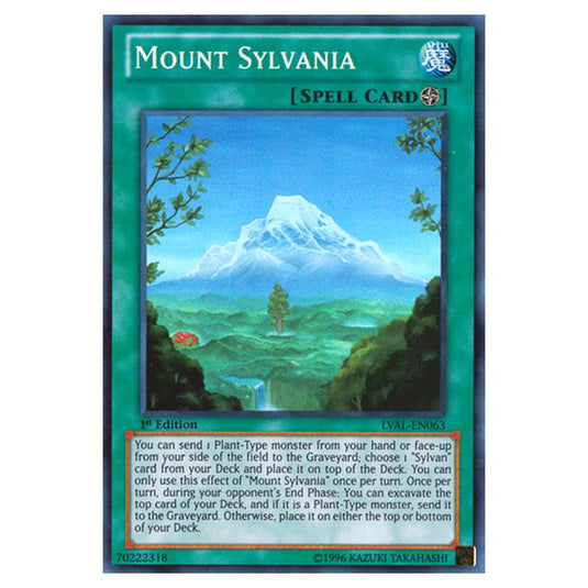 Yu-Gi-Oh! - Legacy of the Valiant - Mount Sylvania (Super Rare) LVAL-EN063