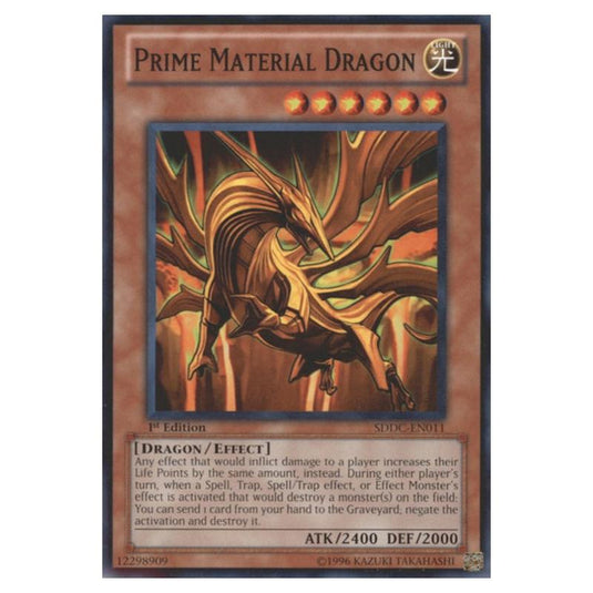 Yu-Gi-Oh! - Dragons Collide Structure Deck - Prime Material Dragon (Common) SDDC-EN011