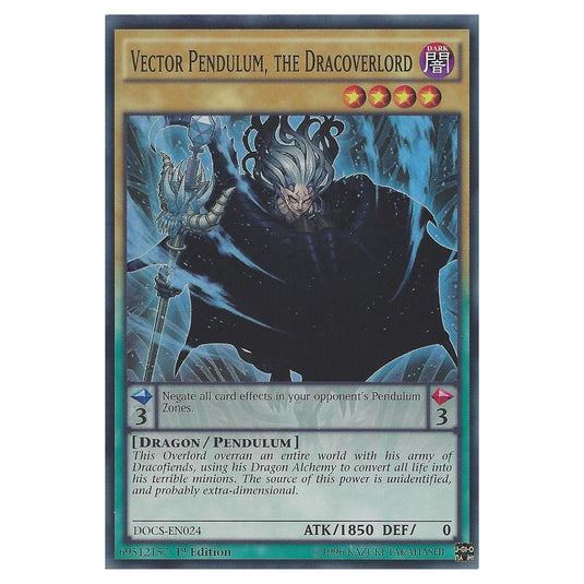 Yu-Gi-Oh! - Dimension of Chaos - Vector Pendulum, the Dracoverlord (Super Rare) DOCS-EN024