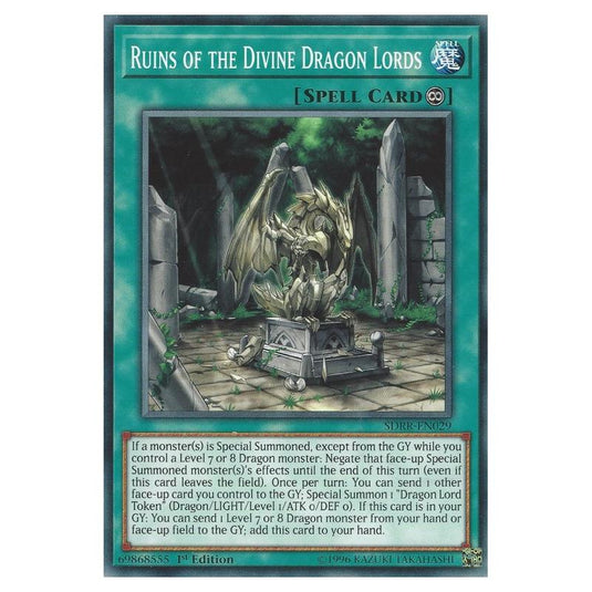 Yu-Gi-Oh! - Structure Deck - Rokket Revolt - Ruins of the Divine Dragon Lords (Common) SDRR-EN029