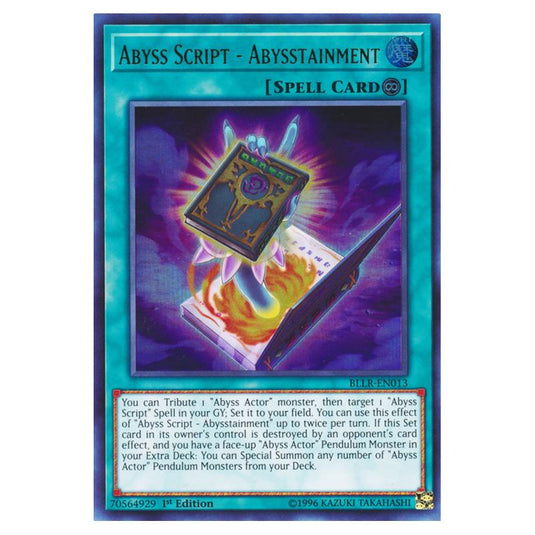 Yu-Gi-Oh! - Battles of Legend - Light's Revenge - Abyss Script - Abysstainment (Ultra Rare) BLLR-EN013
