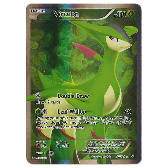 Pokemon - Black & White - Noble Victories - Virizion FullArt - 97/101