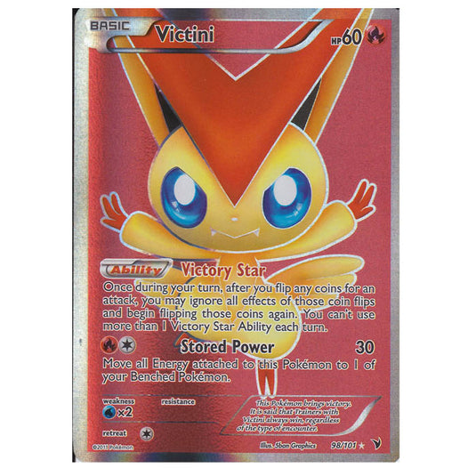 Pokemon - Black & White - Noble Victories - Victini FullArt - 98/101