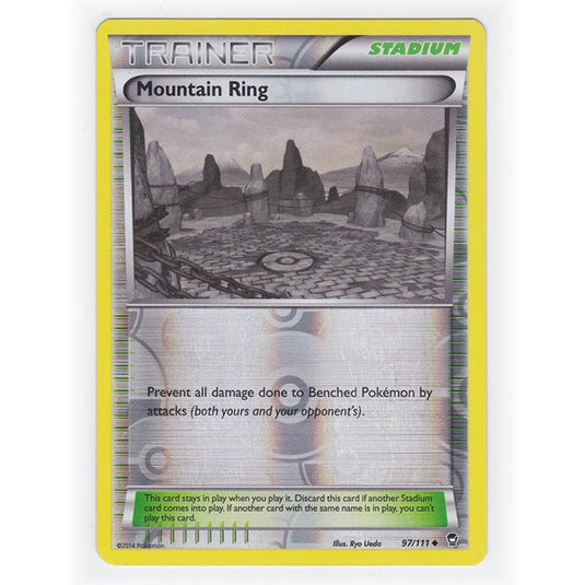 Pokemon - XY Furious Fists - (Reverse Holo) - Mountain Ring - 97/111