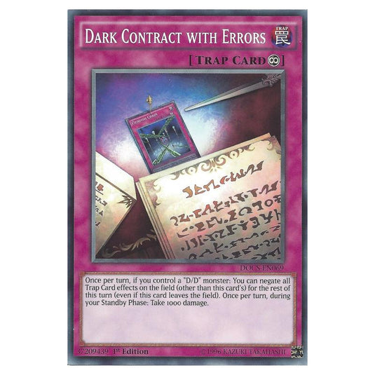 Yu-Gi-Oh! - Dimension of Chaos - Dark Contract with Errors (Common) DOCS-EN069