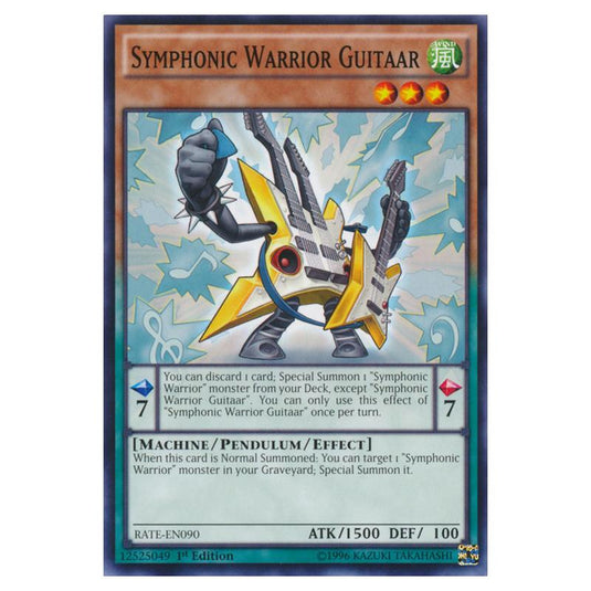 Yu-Gi-Oh! - Raging Tempest - Symphonic Warrior Guitaar (Common) RATE-EN090