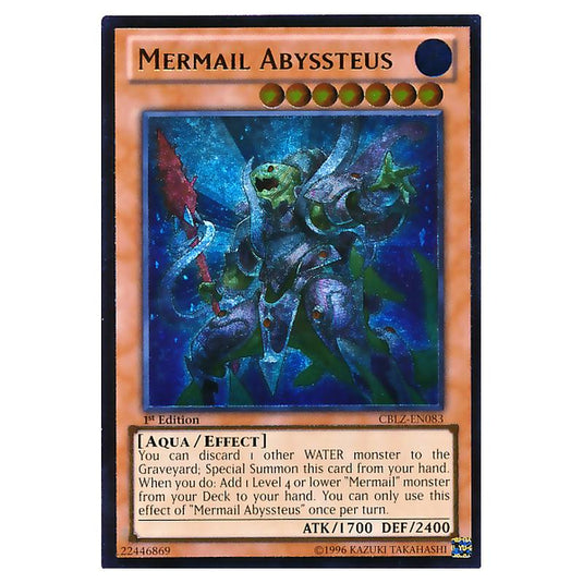 Yu-Gi-Oh! - Cosmo Blazer - Mermail Abyssteus (Ultimate Rare) CBLZ-EN083