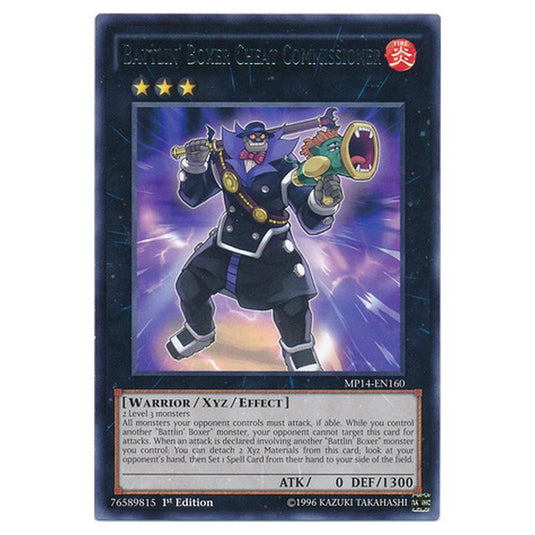 Yu-Gi-Oh! - 2014 Mega-Tin Mega Pack - Battlin' Boxer Cheat Commissioner (Rare) MP14-EN160
