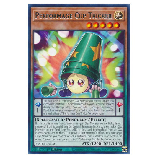 Yu-Gi-Oh! - Maze of the Master - Performage Cup Tricker (Rare) MZTM-EN052