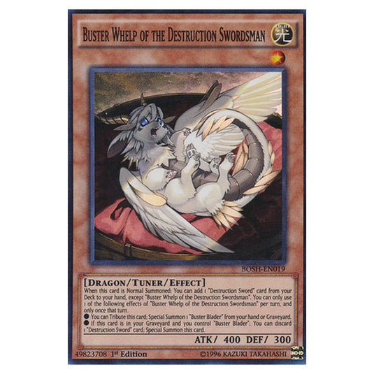 Yu-Gi-Oh! - Breakers of Shadow - Buster Whelp of the Destruction Swordsman (Super Rare) BOSH-EN019