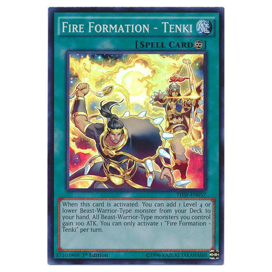 Yu-Gi-Oh! - The Secret Forces - Fire Formation - Tenki (Super Rare) THSF-EN057
