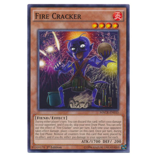 Yu-Gi-Oh! - Maximum Crisis - Fire Cracker (Short Print) MACR-EN035