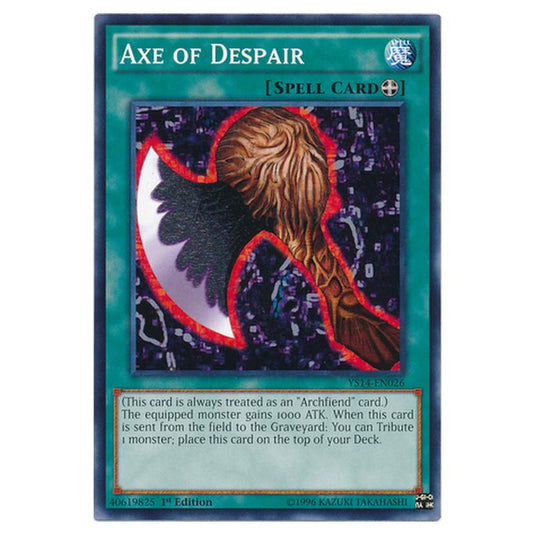 Yu-Gi-Oh! - Super Starter - Space-Time Showdown - Axe of Despair (Common) YS14-EN026