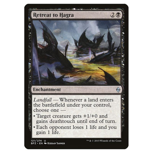 Magic The Gathering - Battle For Zendikar - Retreat To Hagra - 121/274