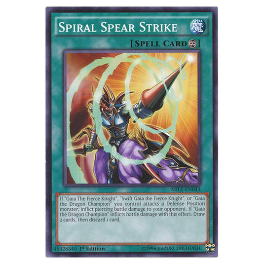 Yu-Gi-Oh! - Millennium Pack - Spiral Spear Strike (Common) MIL1-EN043