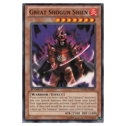 Yu-Gi-Oh! - Samurai Warlords Structure Deck - Great Shogun Shien (Common) SDWA-EN009