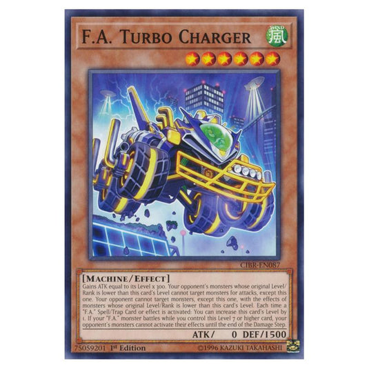 Yu-Gi-Oh! - Circuit Break - F.A. Turbo Charger (Common) CIBR-EN087