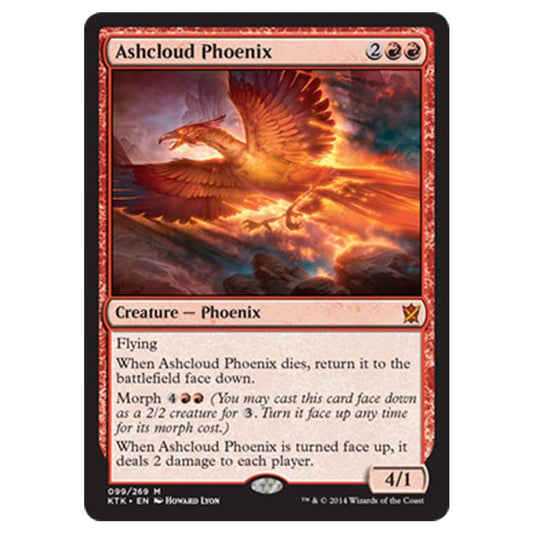 Magic the Gathering - Khans Of Tarkir - Ashcloud Phoenix - 99/269