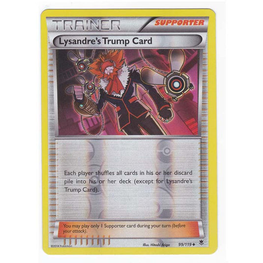 Pokemon - XY Phantom Forces - (Reverse Holo) - Lysandre's Trump Card - 99/119