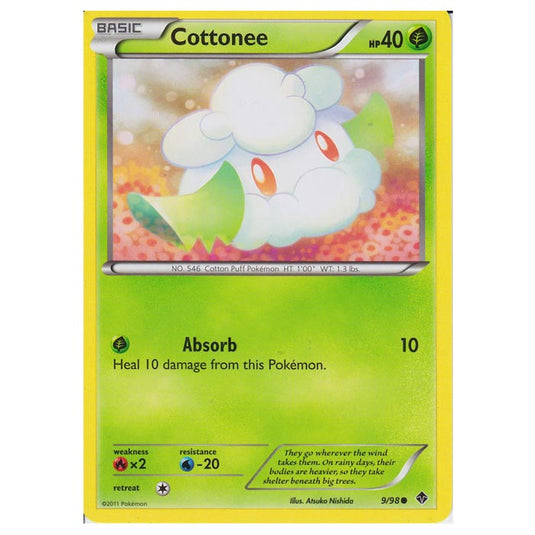 Pokemon - Black & White - Emerging Powers - Cottonee 9/98