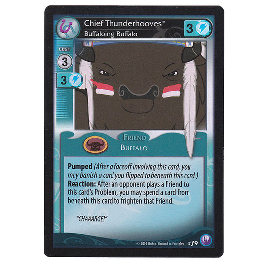 MLP - Canterlot Nights - Foil - Chief Thunderhooves, Buffaloing Buffalo - #f9