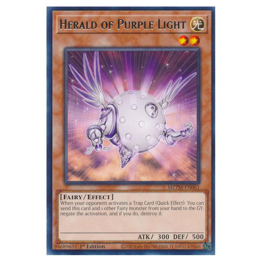 Yu-Gi-Oh! - Maze of the Master - Herald of Purple Light (Rare) MZTM-EN061