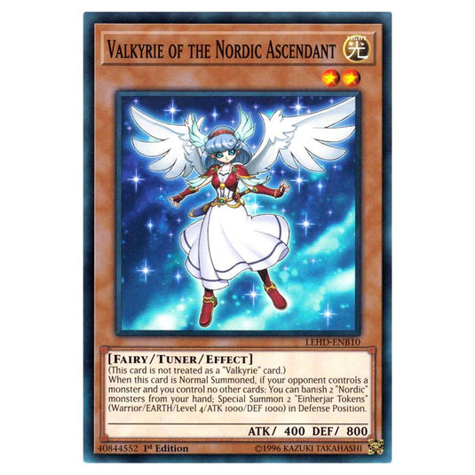Yu-Gi-Oh! - Legendary Hero Decks - Valkyrie of the Nordic Ascendant (Common) LEHD-ENB10