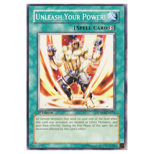 Yu-Gi-Oh! - Warriors' Strike Structure Deck - Unleash Your Power! (Common) SDWS-EN031