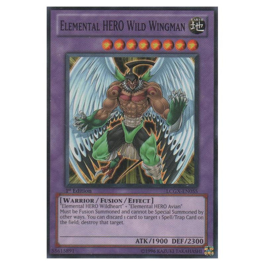 Yu-Gi-Oh! - Legendary Collection 2 - The Duel Academy Years Mega Pack - Elemental HERO Wild Wingman (Common) LCGX-EN055