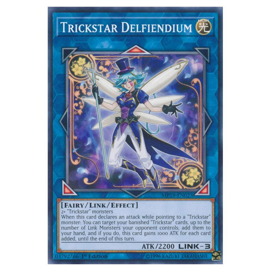 Yu-Gi-Oh! - 2019 Gold Sarcophagus Tin Mega Pack - Trickstar Delfiendium (Common) MP19-EN023