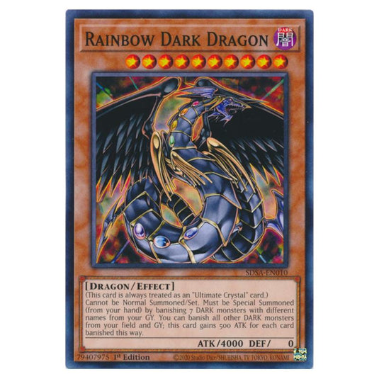 Yu-Gi-Oh! - Structure Deck - Sacred Beasts - Rainbow Dark Dragon (Common) SDSA-EN010
