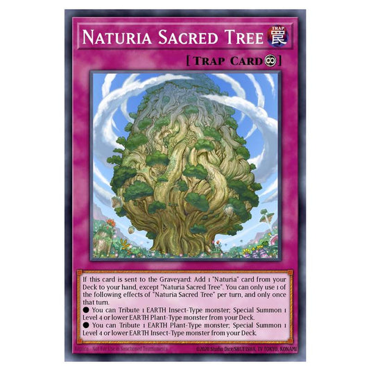 Yu-Gi-Oh! - Structure Deck - Beware of Traptrix - Naturia Sacred Tree (Common) SDBT-EN037