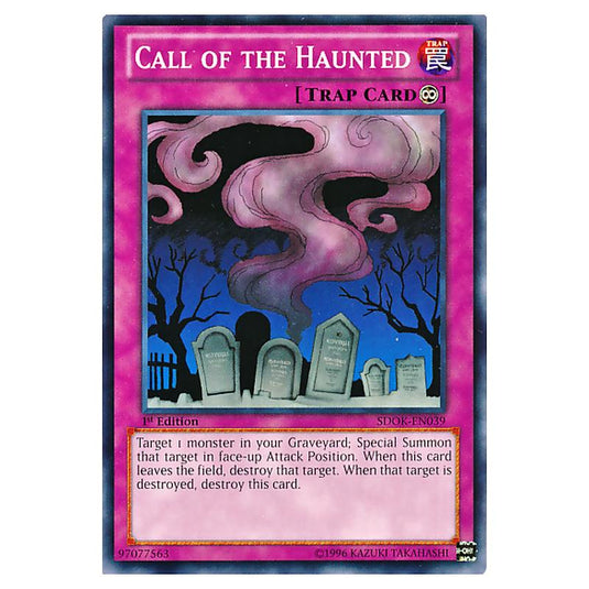 Yu-Gi-Oh! - Onslaught of the Fire Kings Structure Deck - Call of the Haunted (Common) SDOK-EN039
