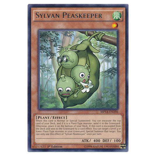 Yu-Gi-Oh! - 2014 Mega-Tin Mega Pack - Sylvan Peaskeeper (Rare) MP14-EN196