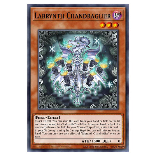 Yu-Gi-Oh! - OTS Tournament Pack 24 - Labrynth Chandraglier (Super Rare) OP24-EN006