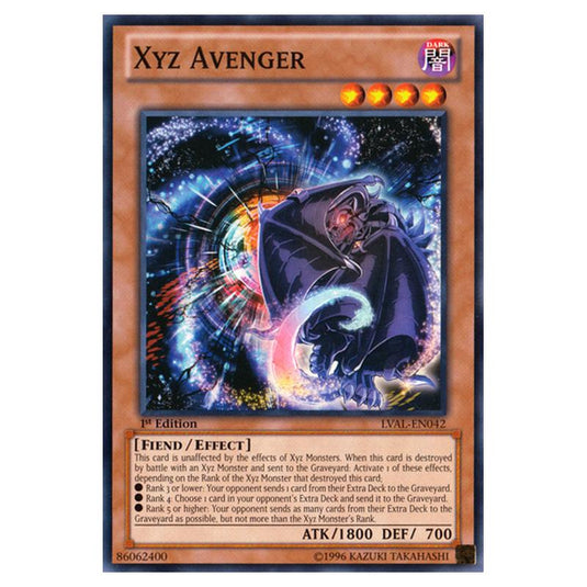 Yu-Gi-Oh! - Legacy of the Valiant - Xyz Avenger (Common) LVAL-EN042