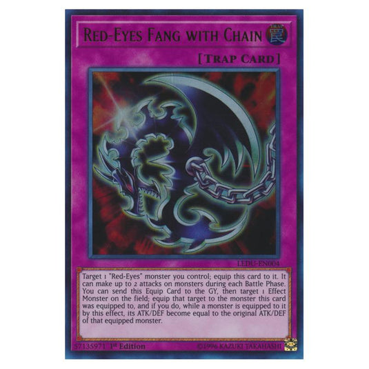Yu-Gi-Oh! - Legendary Duelists - Red-Eyes Fang with Chain (Ultra Rare) LEDU-EN004