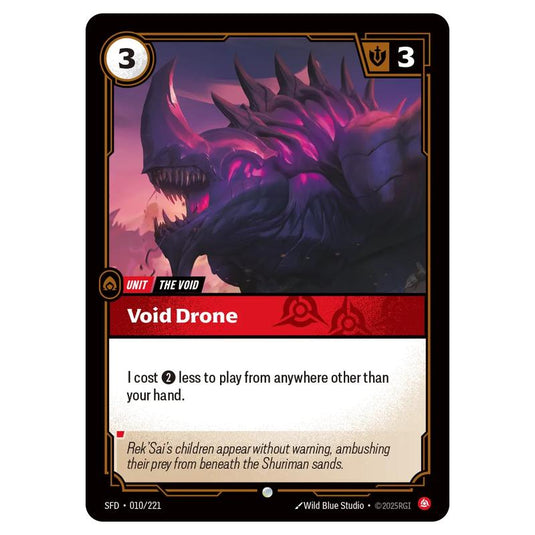 Riftbound: League of Legends TCG - Spiritforged - Void Drone - 010/221