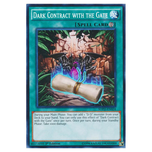 Yu-Gi-Oh! - Pendulum Domination Structure Deck - Dark Contract with the Gate (Common) SDPD-EN024